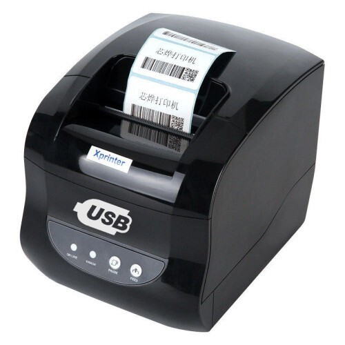 XPrinter XP-365b USB Barcode + Receipt Printer